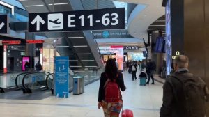 Fiumicino Airport [FCO]: Walking around in Terminal 1 & 3 - Arrivals & Departures in Rome