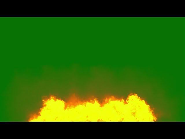 GreenScreen Fire Animation Effect Chromakey Overlay Футаж Огонь Эффект хромакей