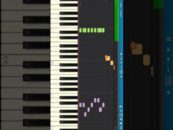 Заставка  Дисней клуб - Как играть на пианино #shorts #pianotutorial #synthesia