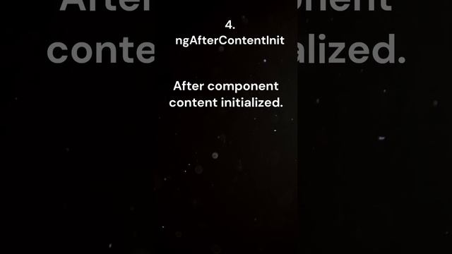 Angular lifecycle hooks | angular short #angularinterview  #angularshort