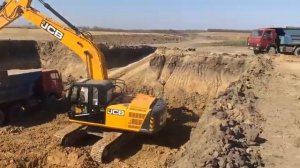 Копаем котлован новым экскаватором JSB
