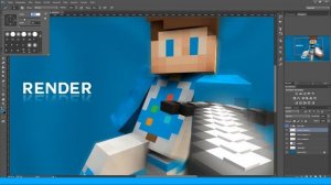 Minecraft SKIN EDIT Tutorial - Minecraft Skin editieren & effecten in Photoshop | BaumBlau