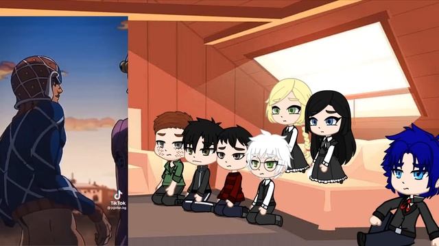 Реакция персонажей Tiny Bunny на JJBA Golden Wind смотреть онлайн