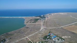 Крым, с. Оленевка, Черноморский р-н, купить недвижимость участки у моря вид с высоты птичьего полет