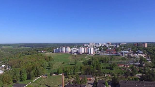 Панорама южной окраины микрорайона Кубяка ("Дом на Кубе")