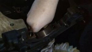 Двигатель 3C-T TOYOTA. блок цилиндров после расточки