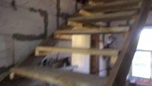 Лестница на второй этаж на даче своими руками вторя часть