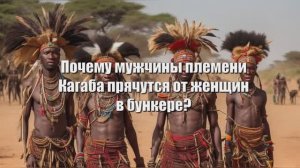 Почему мужчины племени Кагаба прячутся от женщин в бункере?