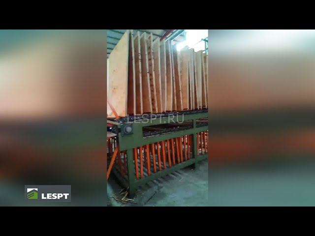 Высокопроизводительная линия прессования фанеры