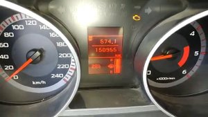 ЧИП Проверка расхода на трассе Peugeot 4007 дизель 2.2 (13)