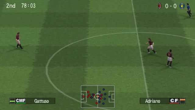 Pro Evolution Soccer 6 for PSP (Konami, 2007) смотреть онлайн