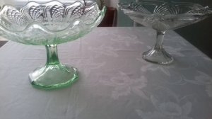 Цветное стекло Фруктовницы вазочки Посуда СССР Винтажная посуда