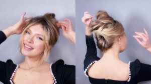 КРАСИВАЯ ВЫСОКАЯ ПРИЧЕСКА НА 8 МАРТА!  Perfect High Hairdo for wedding, celebration, evening ✨