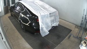 Покраска заднего крыла в переход. Genesis G80.