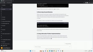 Trimming Python Runtime