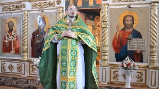 Проповедь иер. Владимира Боркова на праздник "Вход Господень в Иерусалим". 24.04.16 г. смотреть онлайн