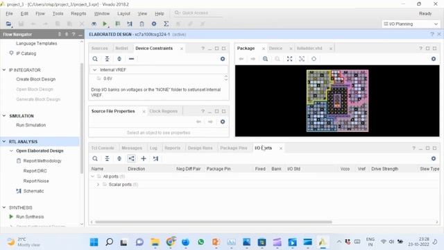 FPGA - Fulladder circuit implementation on Xilinx Artix- 7