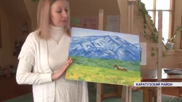 Художник из Каратузского района рисует восхитительные картины пальцами рук смотреть онлайн