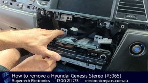 How to remove a Hyundai Genesis Stereo (#3065)