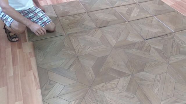 23. Модульный паркет дуб тонированный под орех смотреть онлайн