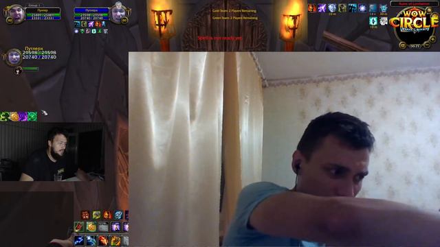 Элем Лок с Ухогрызом и его Суккубой - завтра турнир 2х2! Wotlk 3.3.5 WoW Circle! смотреть онлайн