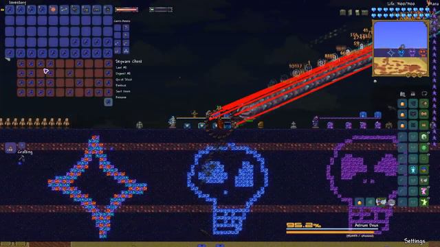 Terraria Supreme Buffed Draedon Summons vs Calamity Mod Death Mode Boss Rush смотреть онлайн