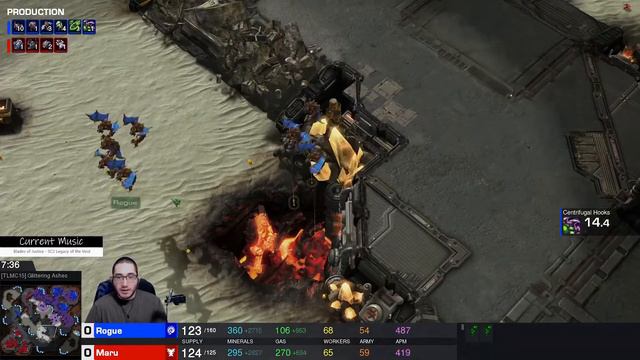 Rogue (Zerg) vs Maru (Terran) | SC2 Pro Match With Commentary Professional Starcraft 2 ZvT TvZ Game смотреть онлайн