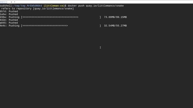 An example of Docker Push смотреть онлайн