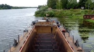 Спуск Самоходной Шаланды на воду