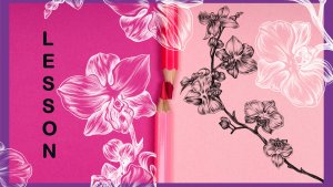 Как нарисовать ветку сакуры \\ веточка с цветами // туториал \\ нарисовать цветы