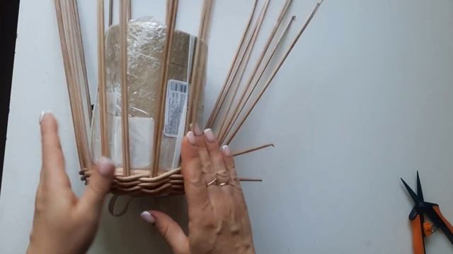 МК подвесная корзиночка для кухонной утвари. смотреть онлайн