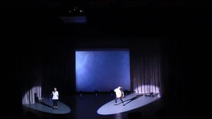 Танец с письмами. Современная хореография. Казахская Национальная Академия Хореографии.