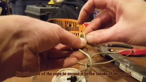 Stihl FS 45 Recoil Rope Replacement