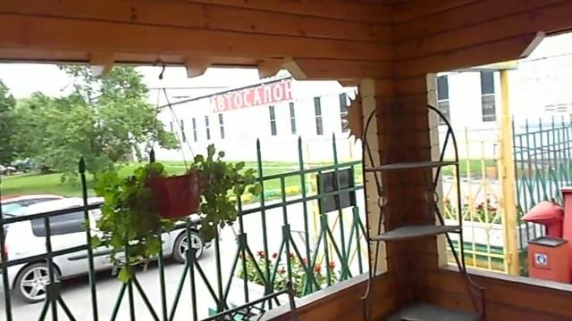 03. Саратов строительство под ключ - Беседка клееный брус 3,8х3,8м