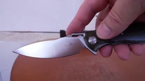 TwoSun TS162-Micarta Brown, D2, Wong Design, Tactical, EDC