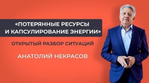 Открытый разбор ситуаций по теме «Потерянные ресурсы и параллельные жизни». Анатолий Некрасов.