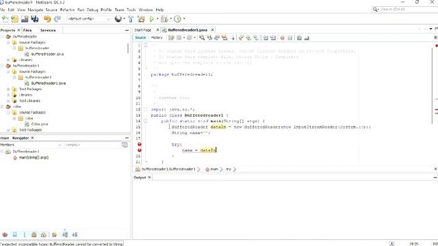 Membuat Program sederhana,Input dasar BufferedReader Java Netbeans смотреть онлайн