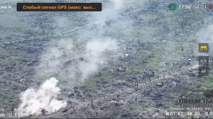 Ещё одно видео работы Т-72Б3 ВС РФ в тылу позиций ВСУ на западной окраине Марьинки