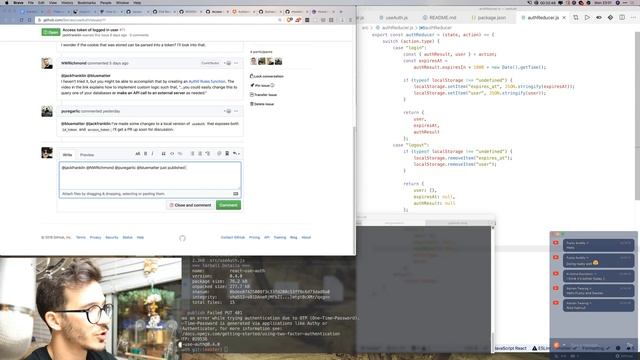 Fixing open opensource issues #useAuth