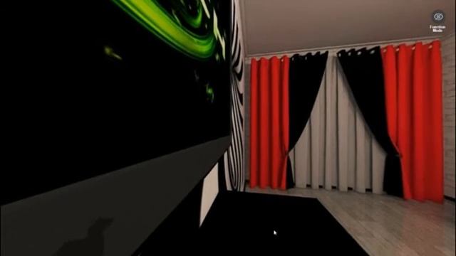 Виртуальный тур по гостиной в стиле хай тек . смотреть онлайн