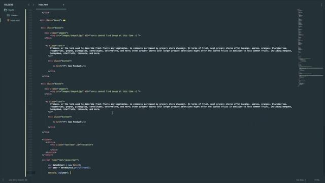 Build A Simple Static Website Using HTML 5, CSS 3 and JS Tutorial #4