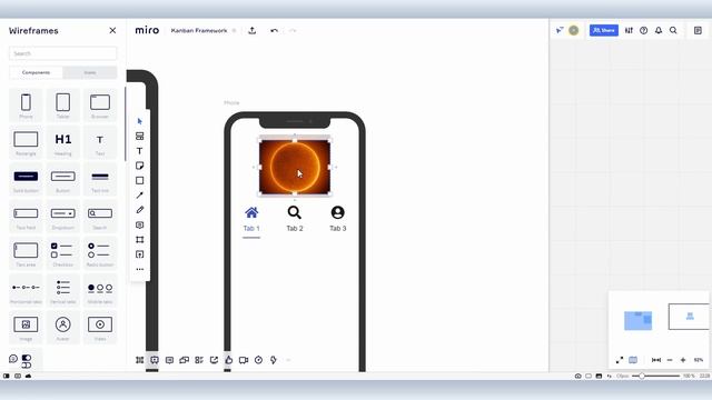 Miro #2: обзор инструментов на примере Wireframes library