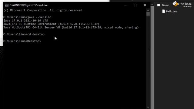 Java for Beginners 03 - Setting Up Java Development Environment | በአማርኛ смотреть онлайн