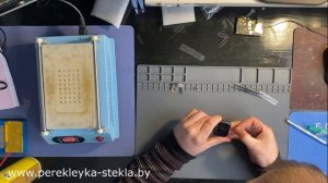 Разборка и замена стекла Apple Watch 6 44mm only glass replacement and dissasambling