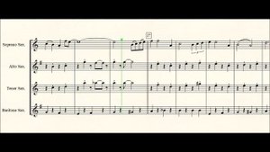 Jeeves and Wooster for Saxophone quartet.
