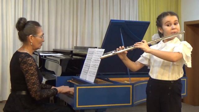 И. С. Бах. Сицилиана из сонаты №2 ми-бемоль мажор. Плетнёва Мира, флейта. смотреть онлайн