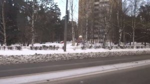 Зеленоград, автобус 12, участок Кинотеатр Электрон - МЖК