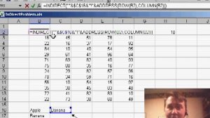 Excel - Indirect Address - Episode 602