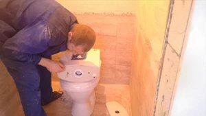 Туалет Под Ключ )Плитка, Установка Унитаза, Раковины.