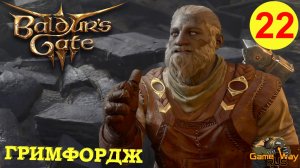 BALDUR'S GATE 3 #22 🎮 XBOX SX ГРИМФОРДЖ. Прохождение на русском.